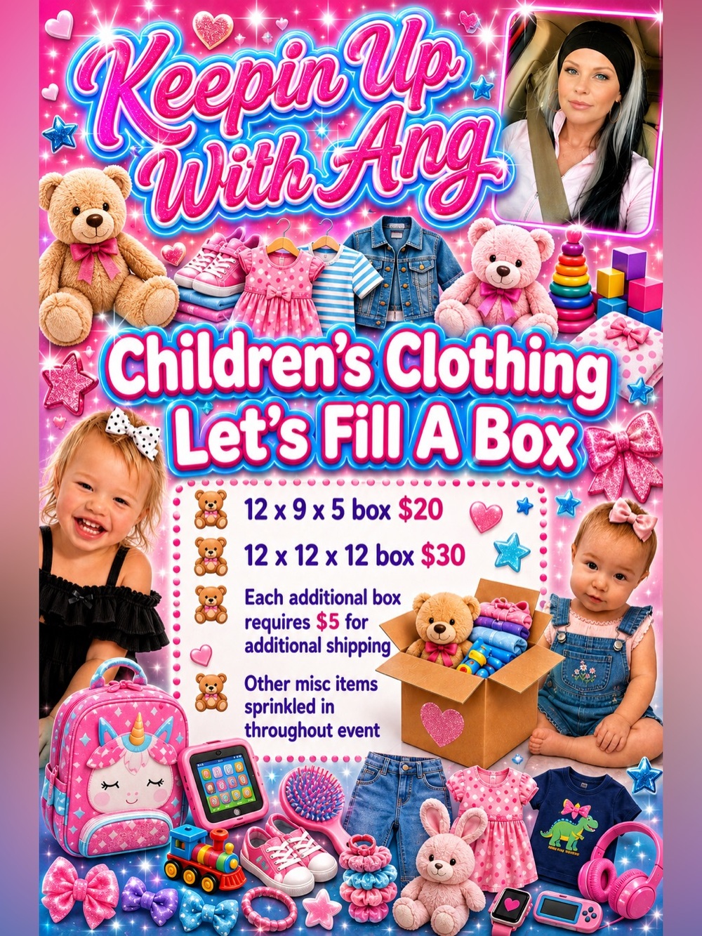 Children's Clothing Fill-A-Box LIKE AND FOLLOW FOR SHOW DETAILS!